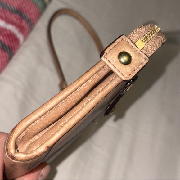 Coach Gold Wristlet/ Wallet - Picture 3 of 8